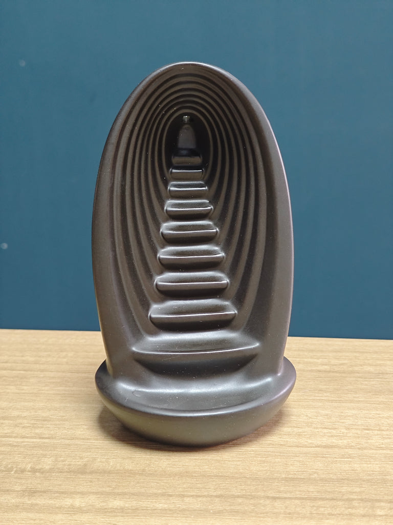 Ceramic Reflux Incense Burner - Decorative Incense Burner Biblo - Ladder Climbing steps Geometry Vertical Tier 17cm BIB-22 - DOMEDBAZAAR