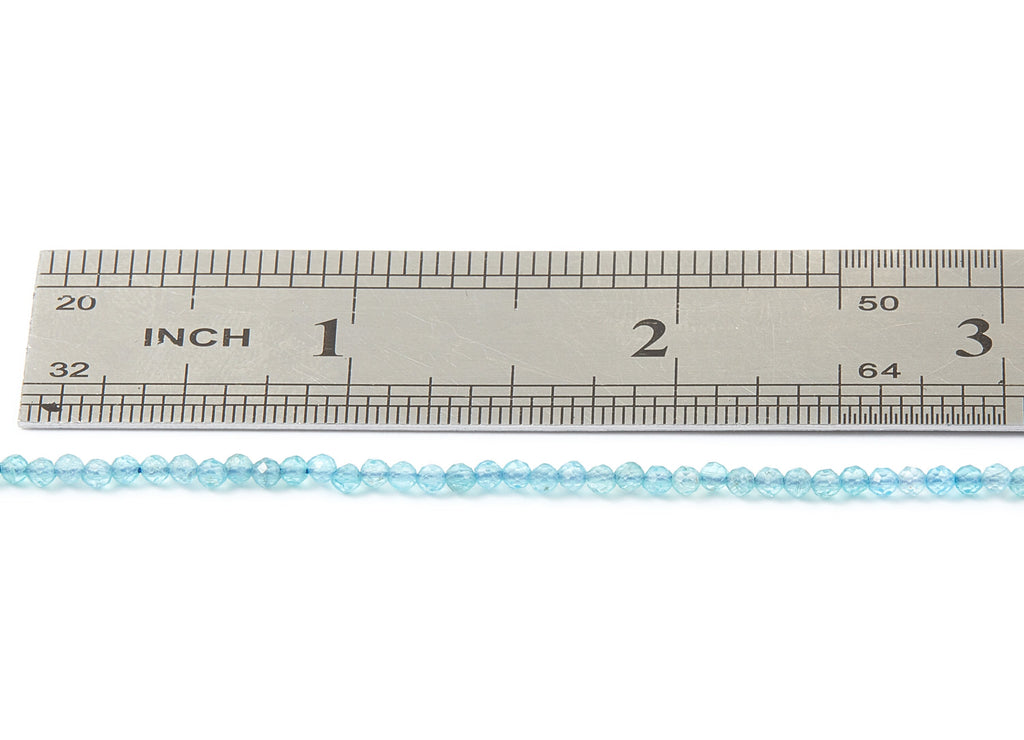 Faceted Gemstone Beads - Apatite Beads - 15.7&quot; / 184PCS / 1 Strand - 2.34x2.34mm - Natural Stone Beads - NS1014B - DOMEDBAZAAR