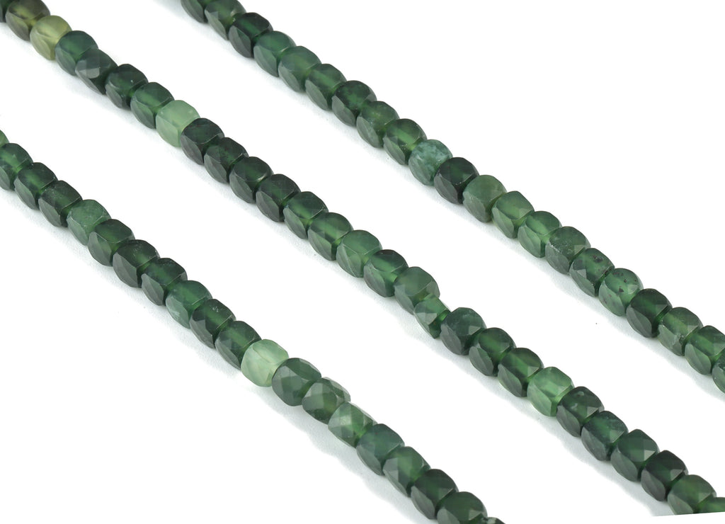 Jasperin Russia Cube Beads 5mm - 15.5 inch - Faceted Cube Gemstone Beads - Natural Stone Beads - 5x5mm - NS1104 - DOMEDBAZAAR