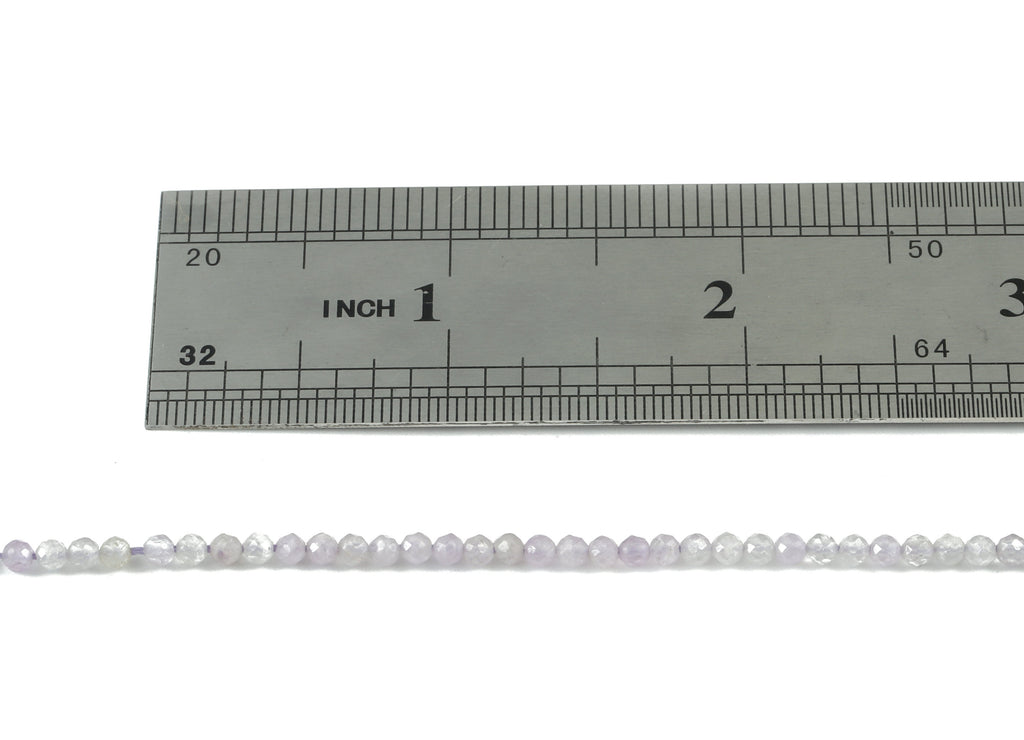 Purple Jade Round Beads 2mm - 15.5 inch - Faceted Round Gemstone Beads - Natural Stone Beads - 2x2mm - NS1153 - DOMEDBAZAAR