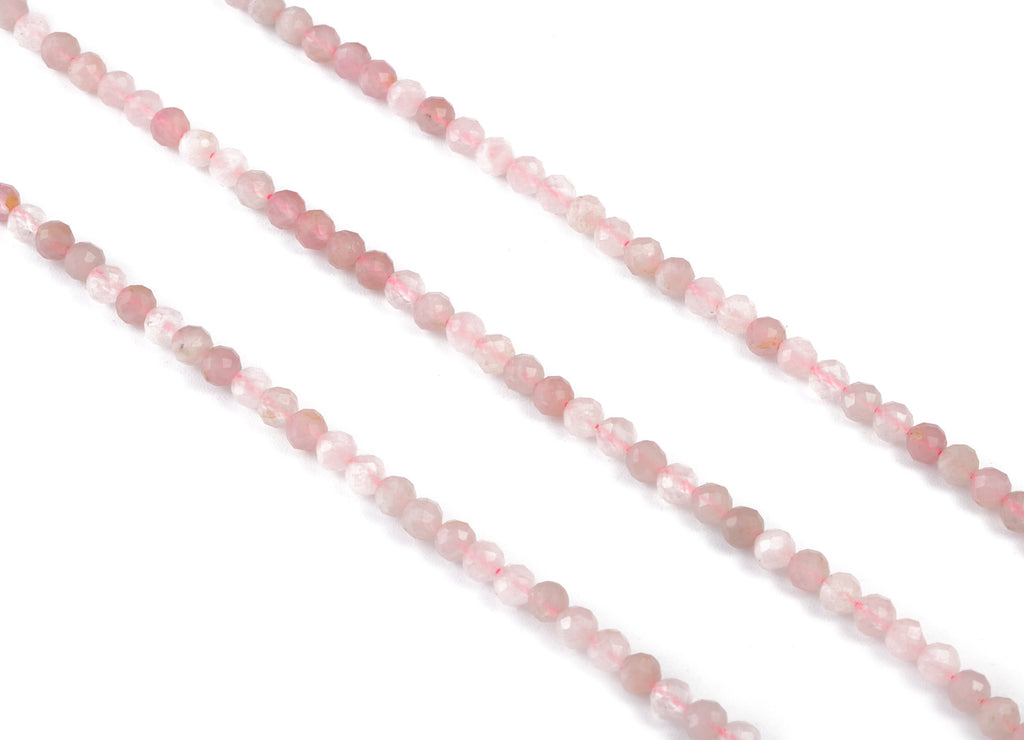 Horse Powder Round Beads 3mm - 15.5 inch - Faceted Round Gemstone Beads - Natural Stone Beads - 3x3mm - NS1171 - DOMEDBAZAAR