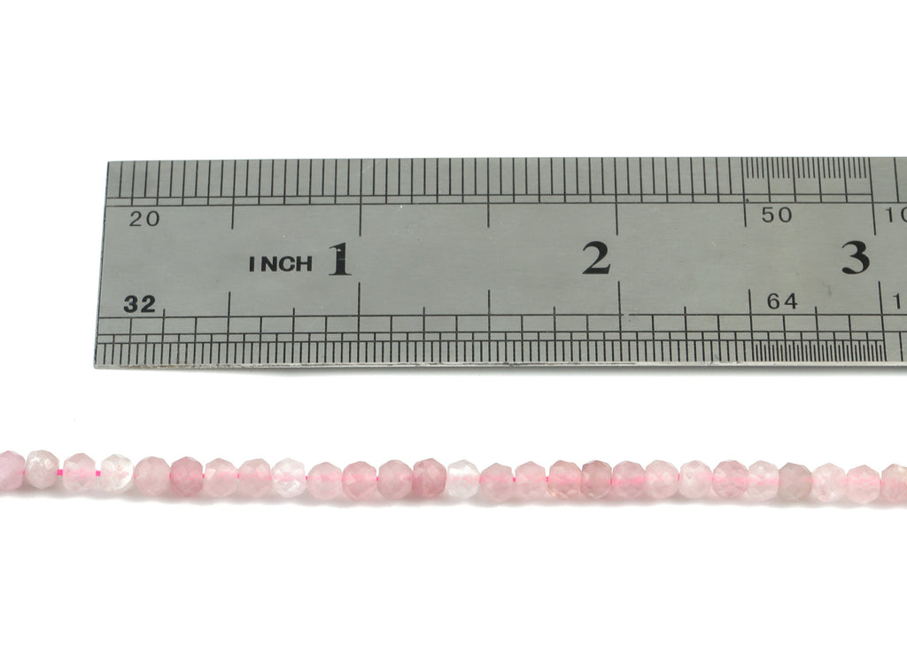 Horse Powder Jade Round Beads 3-4mm - 15.5 inch - Faceted Round Gemstone Beads - Natural Stone Beads - 3x4mm - NS1228 - DOMEDBAZAAR