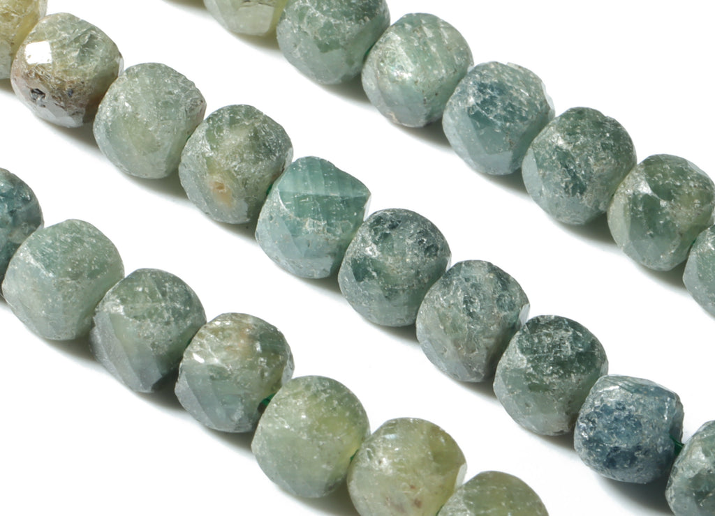 Colour Jewel Cube Beads 4mm - 15.5 inch - Faceted Cube Gemstone Beads - Natural Stone Beads - 4x4mm - NS1140 - DOMEDBAZAAR