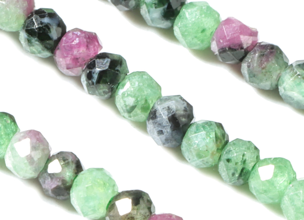 Red Turquoise Round Beads 1-2mm - 15.5 inch - Faceted Round Gemstone Beads - Natural Stone Beads - 1x2mm - NS1156 - DOMEDBAZAAR