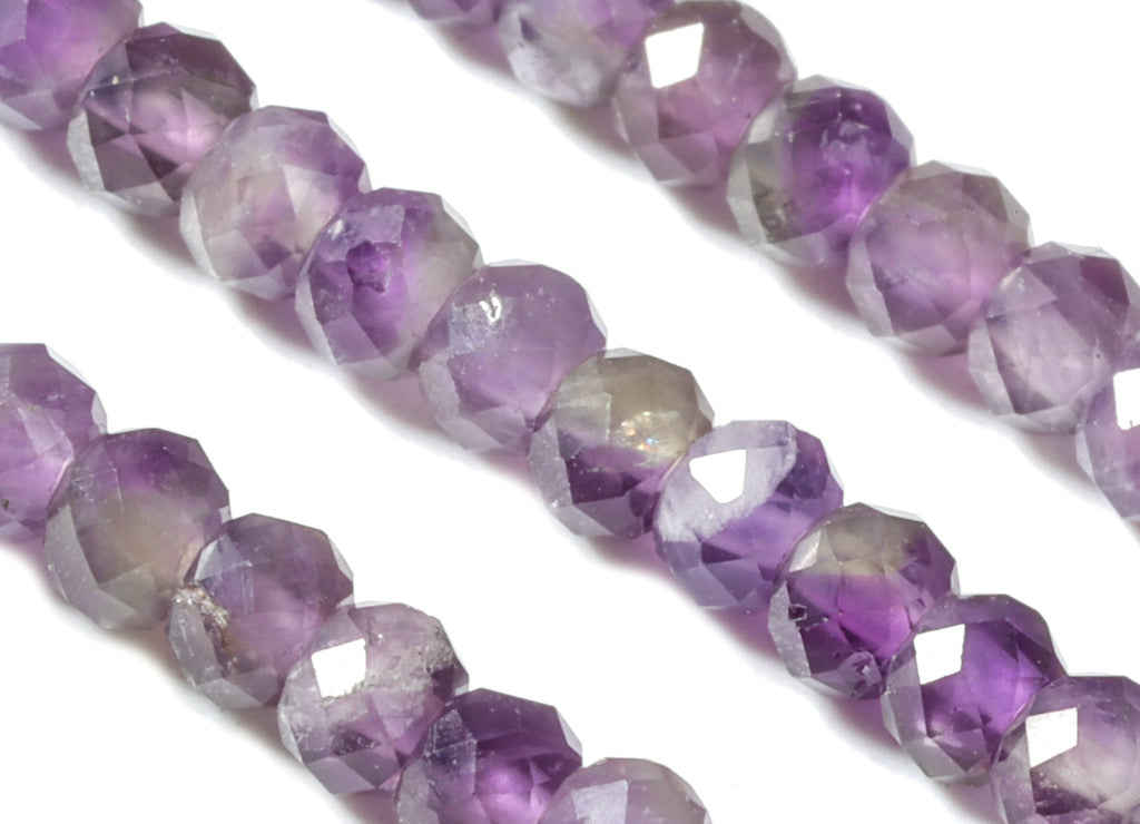 Amethyst Round Beads 2-3mm - 15.5 inch - Faceted Round Gemstone Beads - Natural Stone Beads - 2x3mm - NS1202 - DOMEDBAZAAR