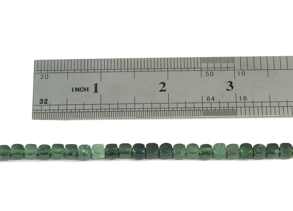 Jasperin Russia Cube Beads 5mm - 15.5 inch - Faceted Cube Gemstone Beads - Natural Stone Beads - 5x5mm - NS1104 - DOMEDBAZAAR
