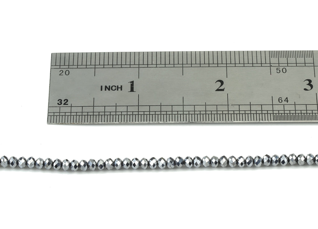Hezi Round Beads 2-3mm - 15.5 inch - Faceted Round Gemstone Beads - Natural Stone Beads - 2x3mm - NS1212 - DOMEDBAZAAR