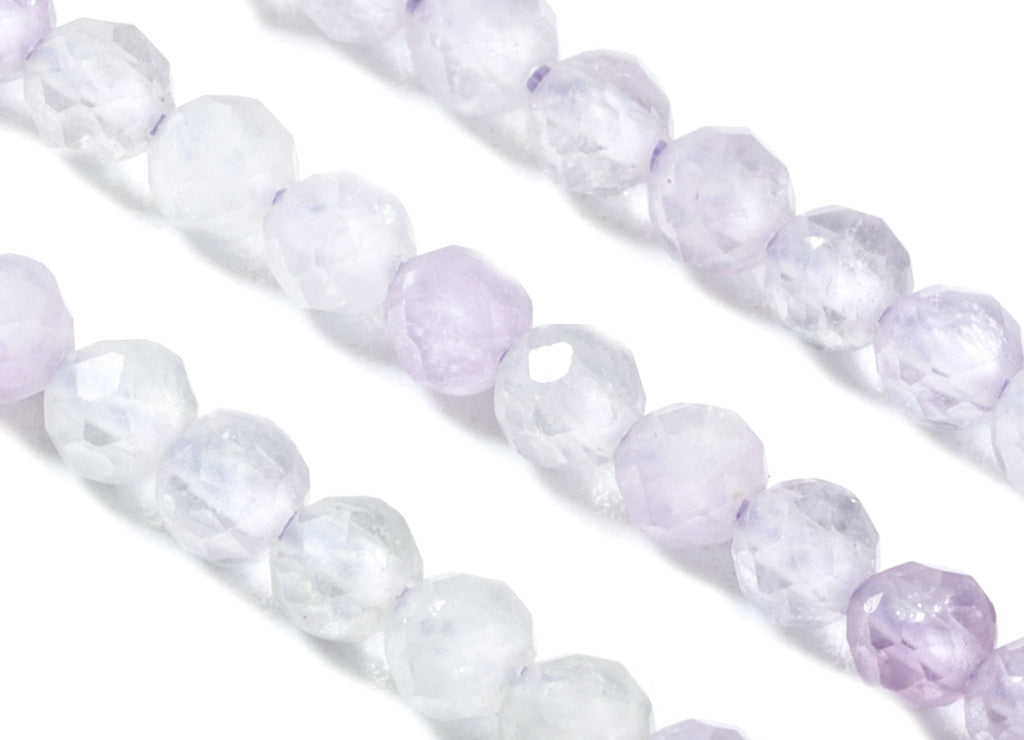 Purple Jade Round Beads 2mm - 15.5 inch - Faceted Round Gemstone Beads - Natural Stone Beads - 2x2mm - NS1153 - DOMEDBAZAAR