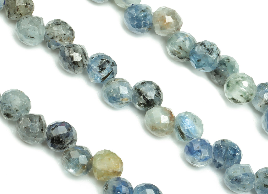 Kyanite Drop Beads 5.5mm - 15.5inch - Faceted Drop Gemstone Beads - Kyanite Beads - Natural Stone Beads - Jewelry Making -5.5x5.4mm- NS1392D - DOMEDBAZAAR