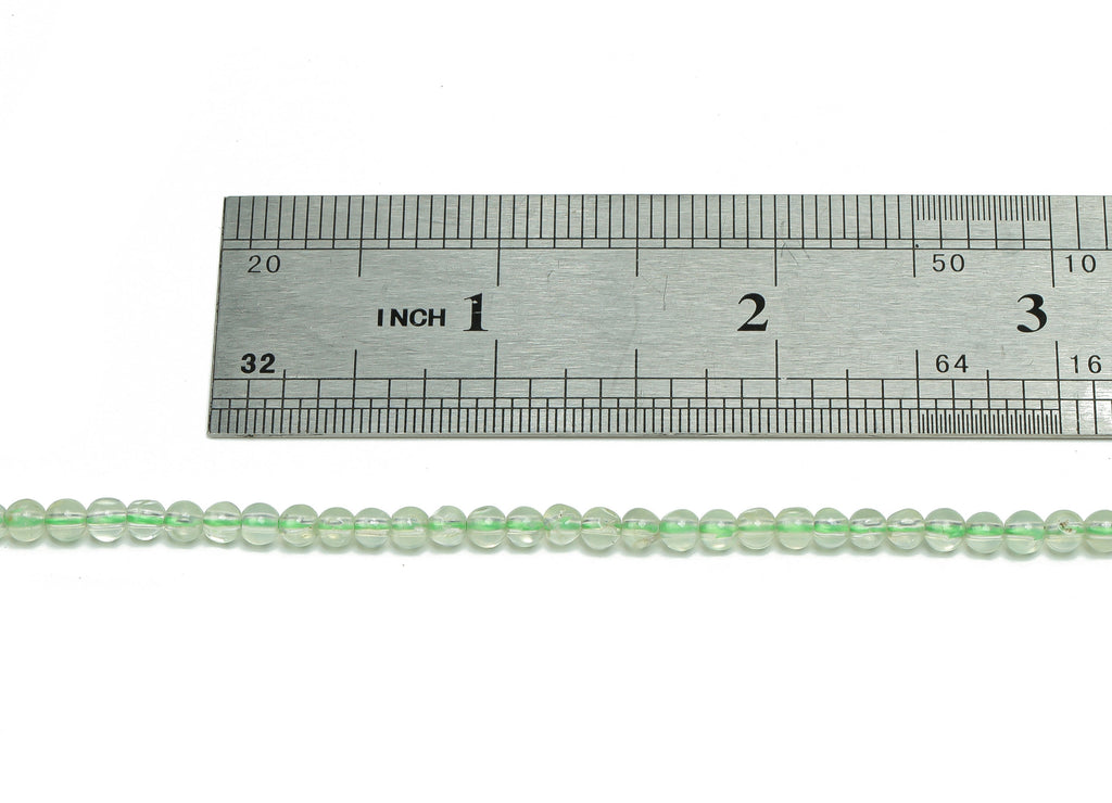 The Crystal of The Lotus Round Beads 4mm - 15.5 inch - Round Gemstone Beads - Natural Stone Beads  - 4x4mm - NS1476 - DOMEDBAZAAR