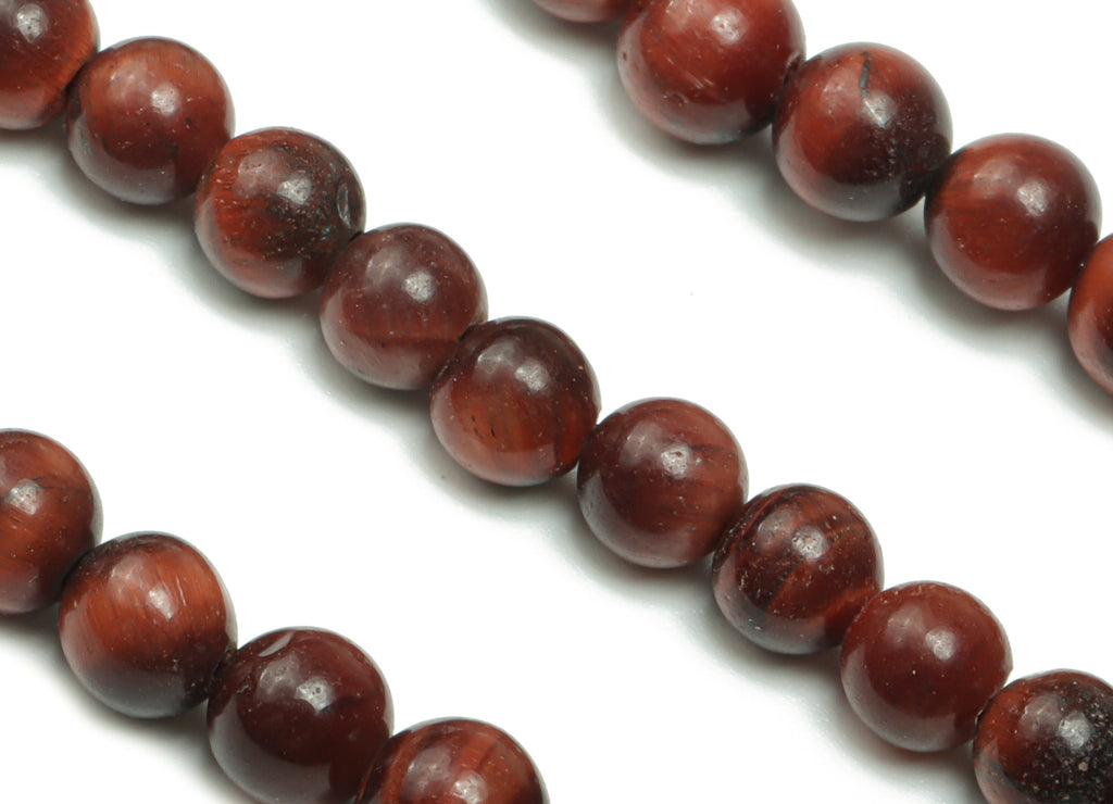 Tigers Eye Round Beads 4mm - 15.5 inch - Round Gemstone Beads - Natural Stone Beads - 4x4mm - NS1498 - DOMEDBAZAAR