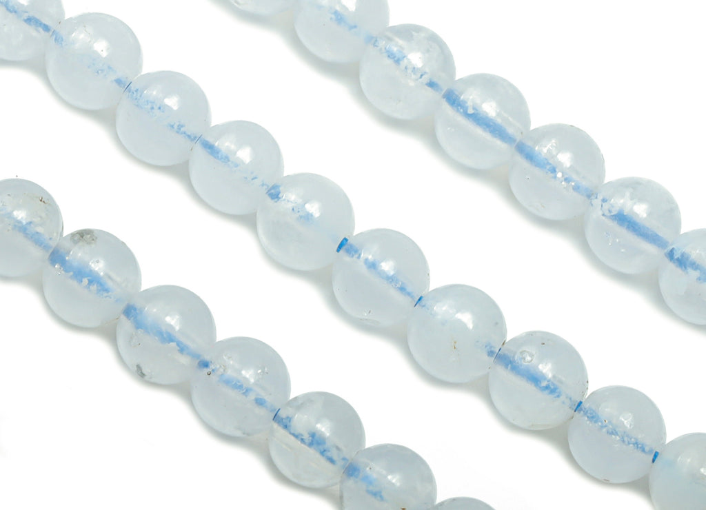 Purple Agate Round Beads 4mm - 15.5 inch -  Round Gemstone Beads - Natural Stone Beads - 4x4mm - NS1515 - DOMEDBAZAAR