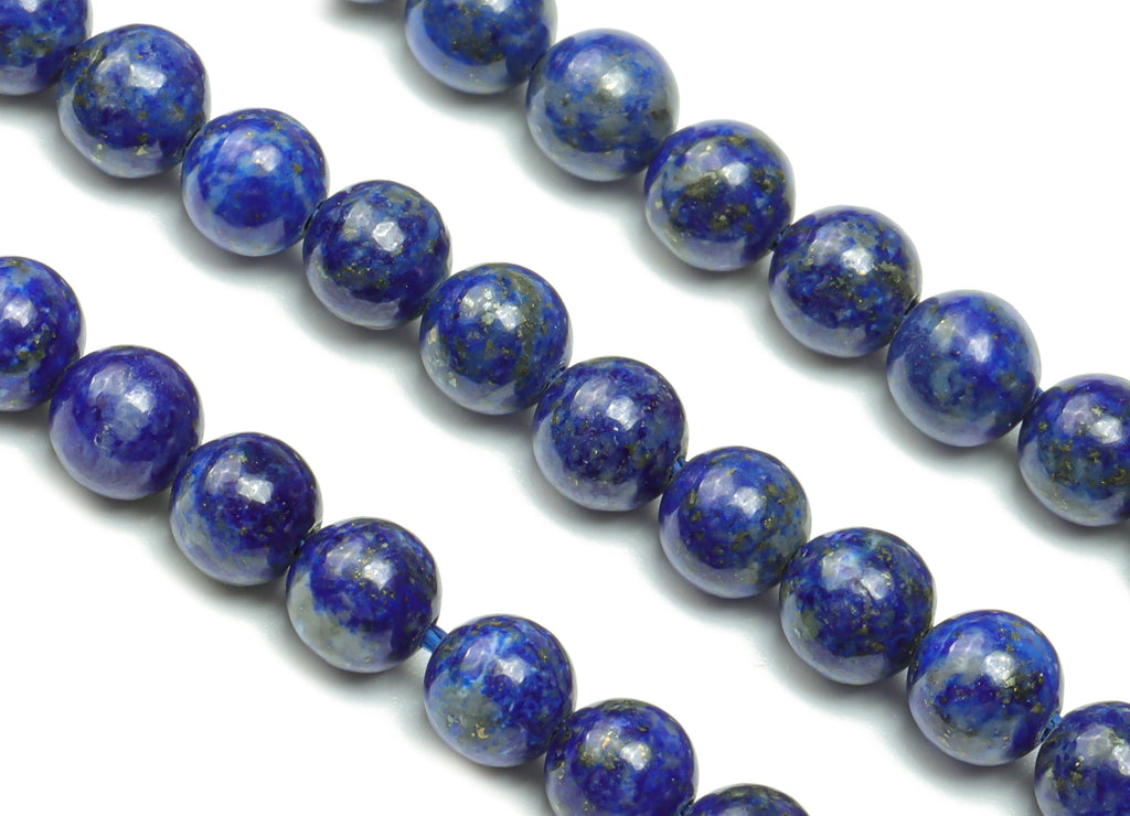 Lapis Lazuli Round Beads 4mm - 15.5 inch - Round Gemstone Beads - Natural Stone Beads - 4x4m - NS1497 - DOMEDBAZAAR
