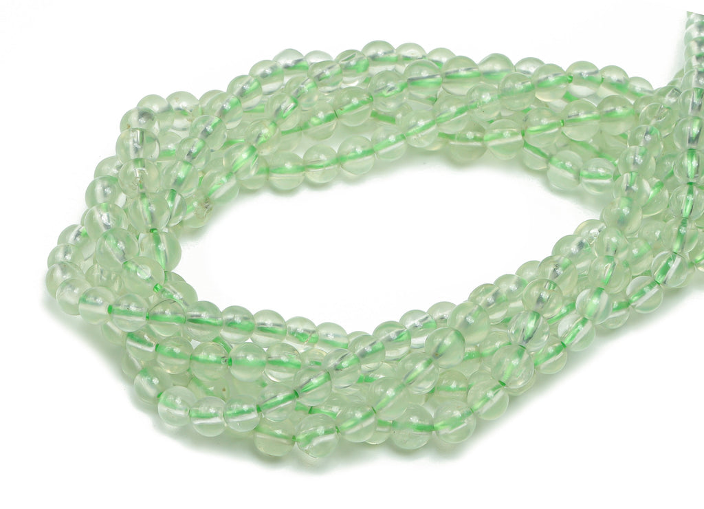 The Crystal of The Lotus Round Beads 4mm - 15.5 inch - Round Gemstone Beads - Natural Stone Beads  - 4x4mm - NS1476 - DOMEDBAZAAR