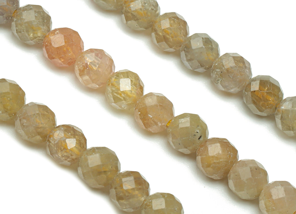 Tanzanite Round Beads 4mm - 15.5 inch - Faceted Round Gemstone Beads - Natural Stone Beads - 4x4m - NS1480 - DOMEDBAZAAR
