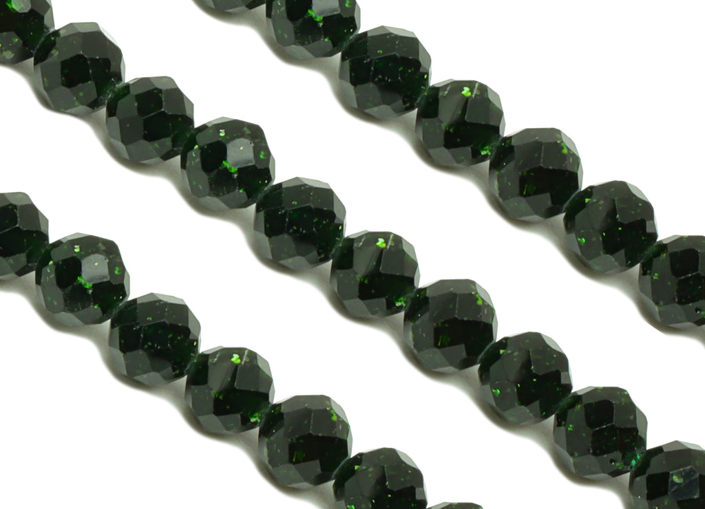 4mm Emerald Round Beads - Gemstone Natural Stone Crystal - Green Emerald Beads - 15.5 &quot;/ Strand Round Beads - Natural Stone Beads - NS2086 - DOMEDBAZAAR