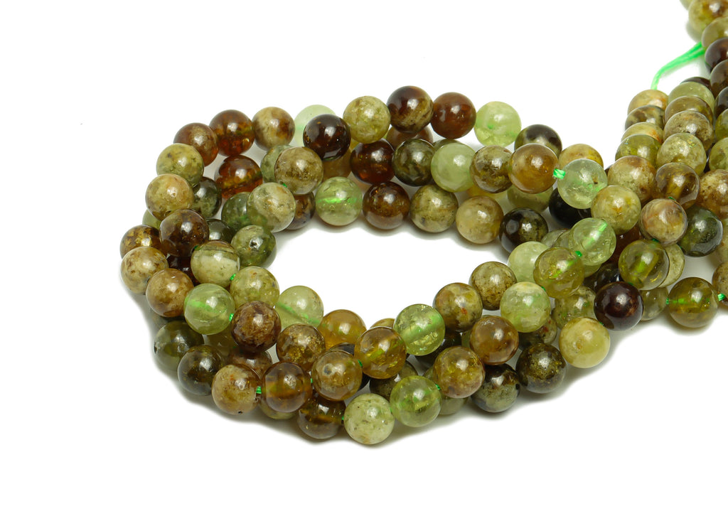 6mm Mozambique Garnet Round Beads - Natural Stone Beads - Gemstone Mozambique Garnet - 15.5 &quot;/ Strand Round Beads - Crystal Beads - NS2066 - DOMEDBAZAAR