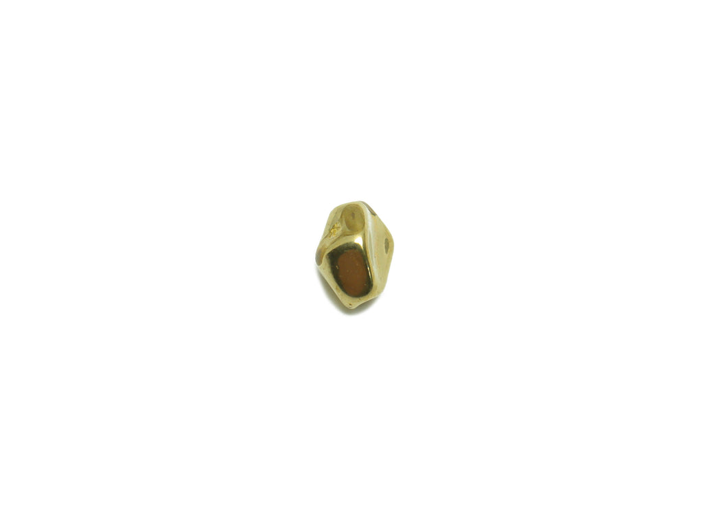 Brass Textured Earring Beads - Raw Brass Irregular Bead Earring Charm - Brass Beads Charm For Bracelet - Bracelet Charm - 6x5x4mm - PP9522 - DOMEDBAZAAR