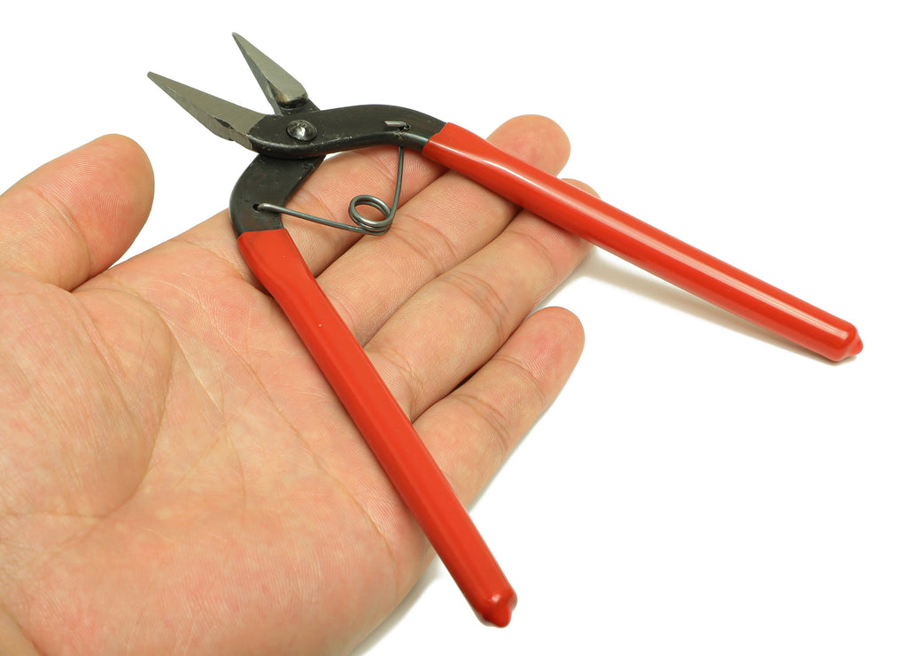 Iron Square Nose Pliers - Carbon Steel Cutting Pliers - Cutting Pliers - Cutting nipper -Jewelry Making Tools - 160x57x8.6mm - HM1053A - DOMEDBAZAAR