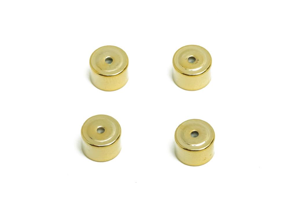 Brass Round Earring Stopper Cylinder - Gold Ear Nuts - Ear Wire Backs - Earring Findings - 18K Real Gold Plating - 5.93x4.05x5.9mm - RGP8656 - DOMEDBAZAAR