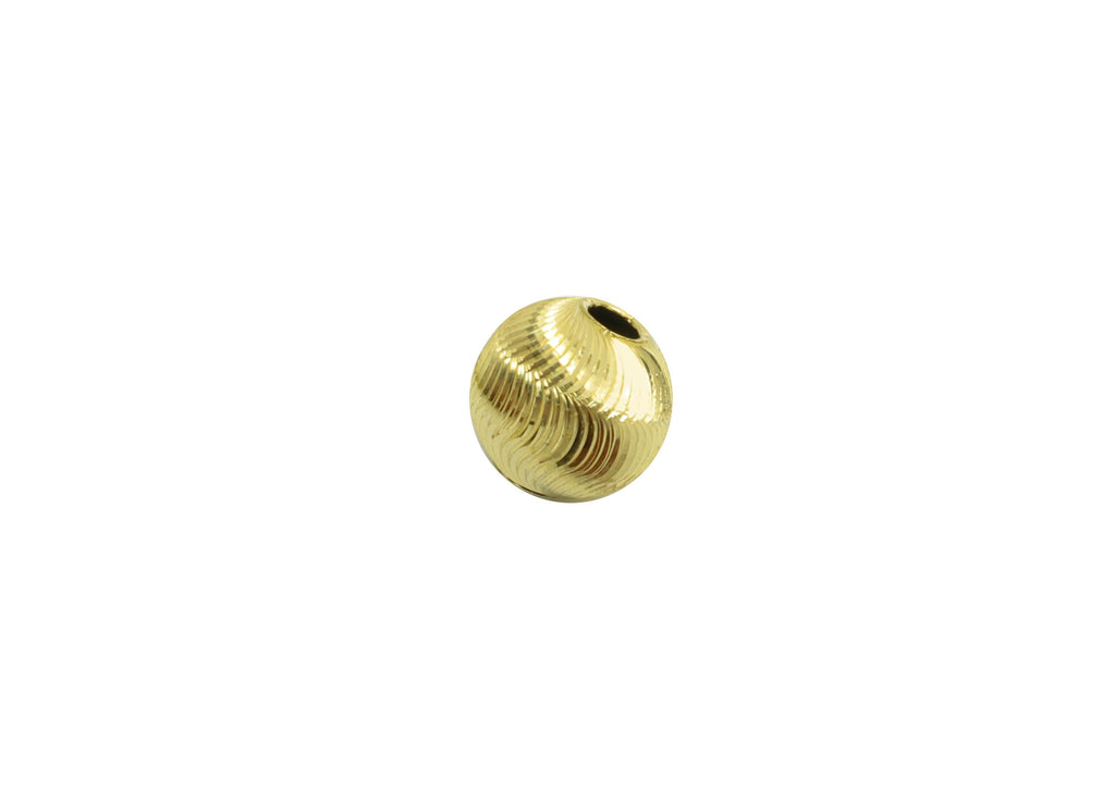 Brass Textured Beads - Raw Brass Metal  Space Beads for Necklace - Brass Hollow Spherical Bead - Textured Ball Bead - 6x5.4x5.4mm - PP10850 - DOMEDBAZAAR