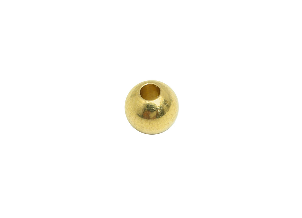 Brass Spacer Bead - Raw Brass Round Faceted Beads for Jewelry Making - Decorative Metal Craft Bead - DIY Jewelry Making - 5x5x5mm - PP10968 - DOMEDBAZAAR