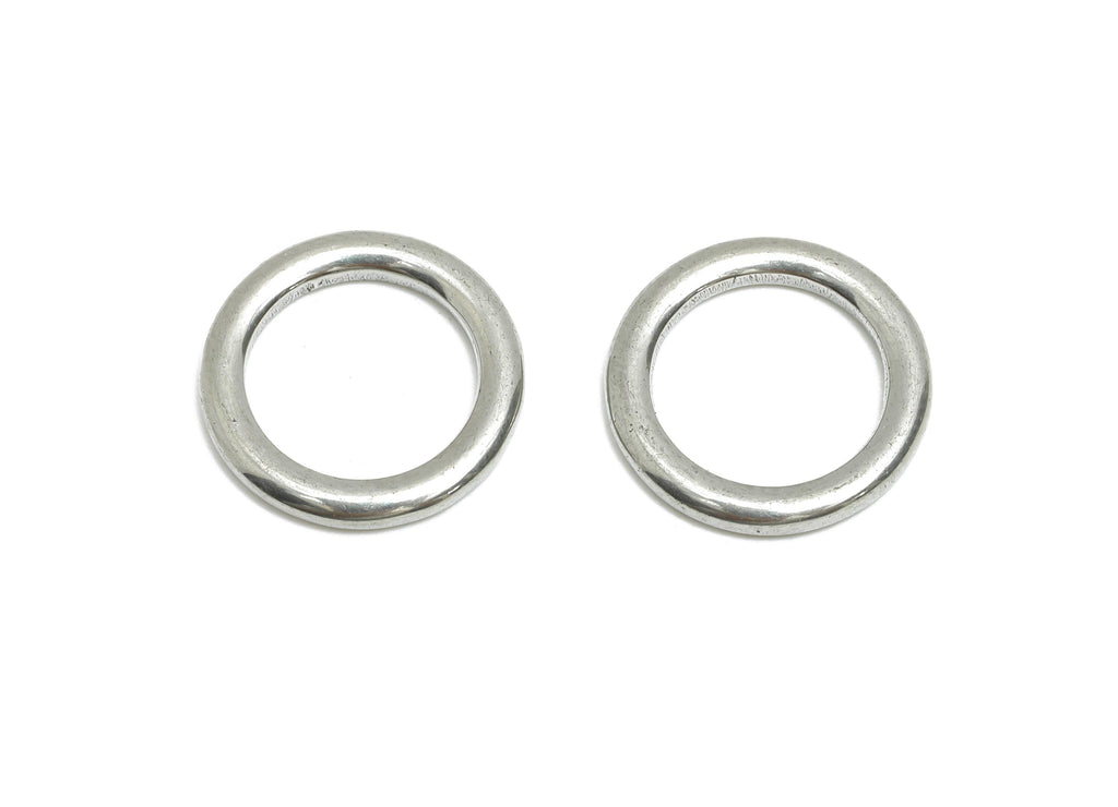 Steel Round Connector - Steel Simple Ring Jewelry - Crafting Ring for Necklace - Minimalist Stainless Steel Jewelry - 14x14x1.85mm - SS1903 - DOMEDBAZAAR