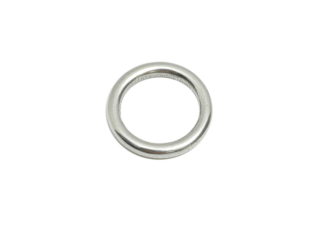 Steel Round Connector - Steel Simple Ring Jewelry - Crafting Ring for Necklace - Minimalist Stainless Steel Jewelry - 12x12.15x1mm - SS1918 - DOMEDBAZAAR