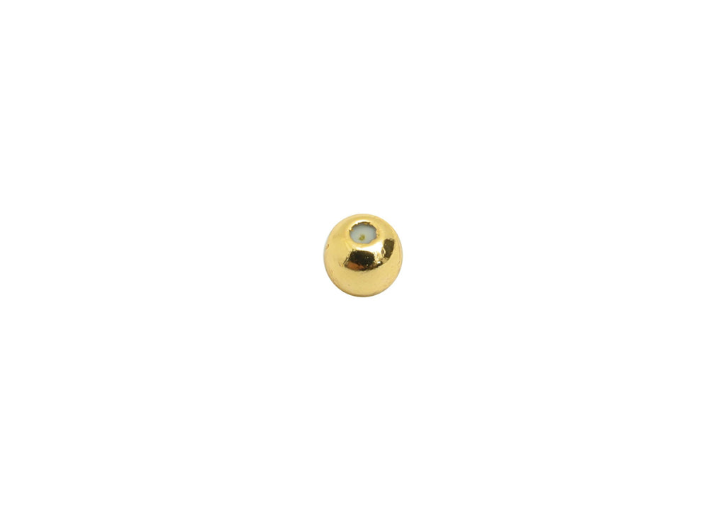 Slicone Stopper Bead - Brass Bead Stopper - Adjustable Rubber Stopper - Sliding Brass Bead Stopper - 18K Real Gold Plated-3x3x0.6mm-RGP10812 - DOMEDBAZAAR