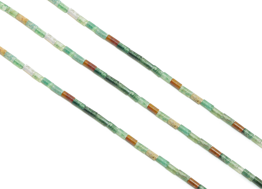 4x2mm Amethyst Natural Stone - Cylinder Stone Bead 15.35 Inch/Strand - Cylinder Tube Stone Bead - DIY Craft Making Bead - NS2968 - DOMEDBAZAAR