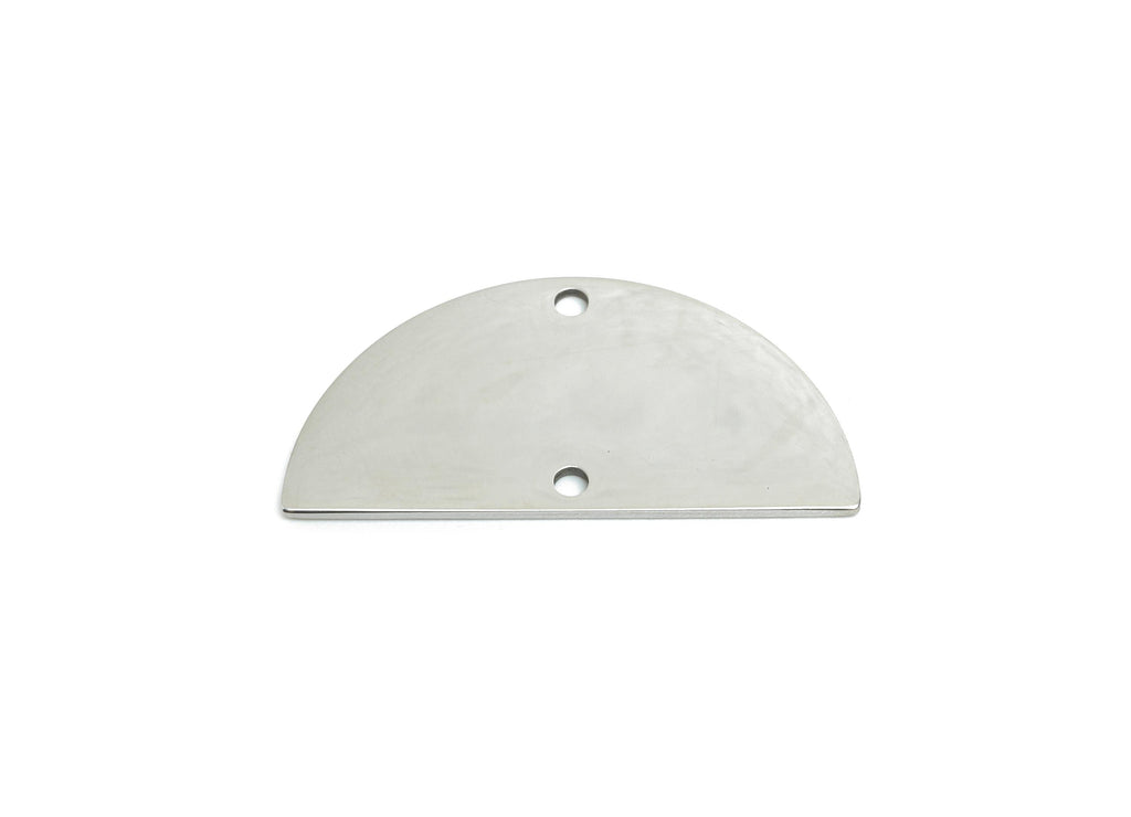 Stainless Steel Half Circle Pendant - Modern Minimalist Half Moon Pendant - Flat Half Round Connector For DIY Crafts - 29x14x0.98mm - SS2298 - DOMEDBAZAAR
