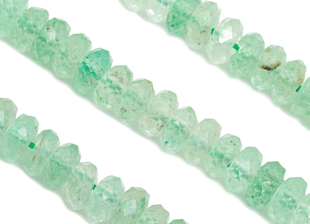 Strawberry Natural Stone Beads - Rondella Oblate Strawberry 15.5inch /Strand - Gemstone Beads for Necklace/Bracelet - DIY Craft Bead -NS2413 - DOMEDBAZAAR