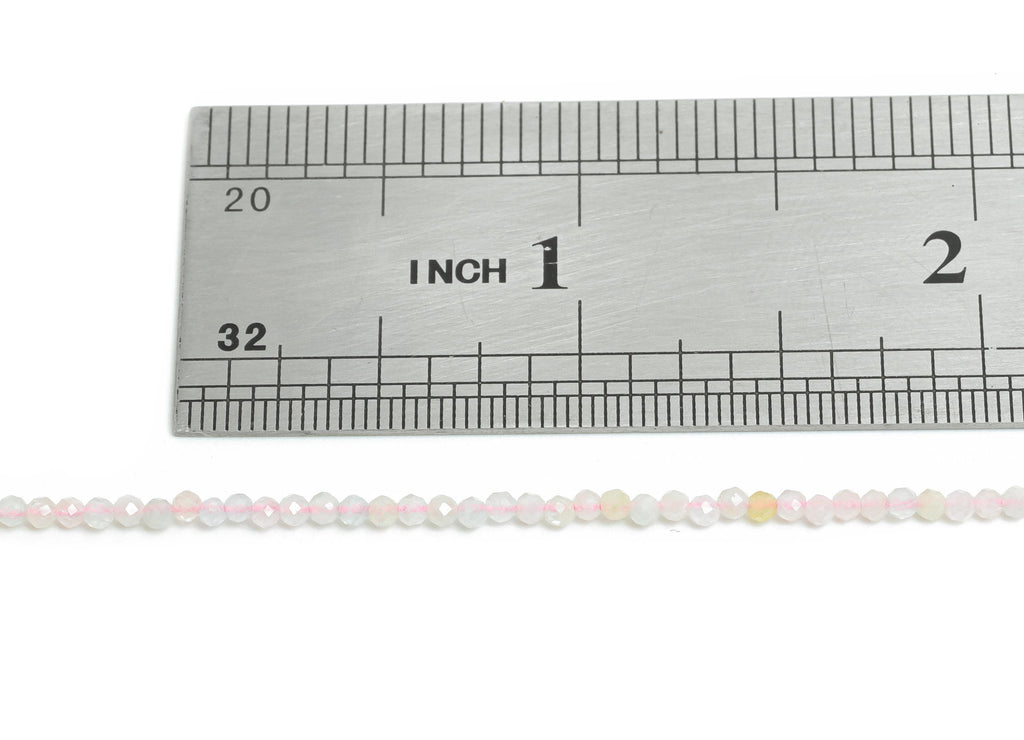 2x1.72mm Pink beryl Natural Stone Beads -  Pink beryl  Bead 15.35 Inch/Strand - DIY Necklace Supplies - Handmade Necklace Beads - NS2487 - DOMEDBAZAAR