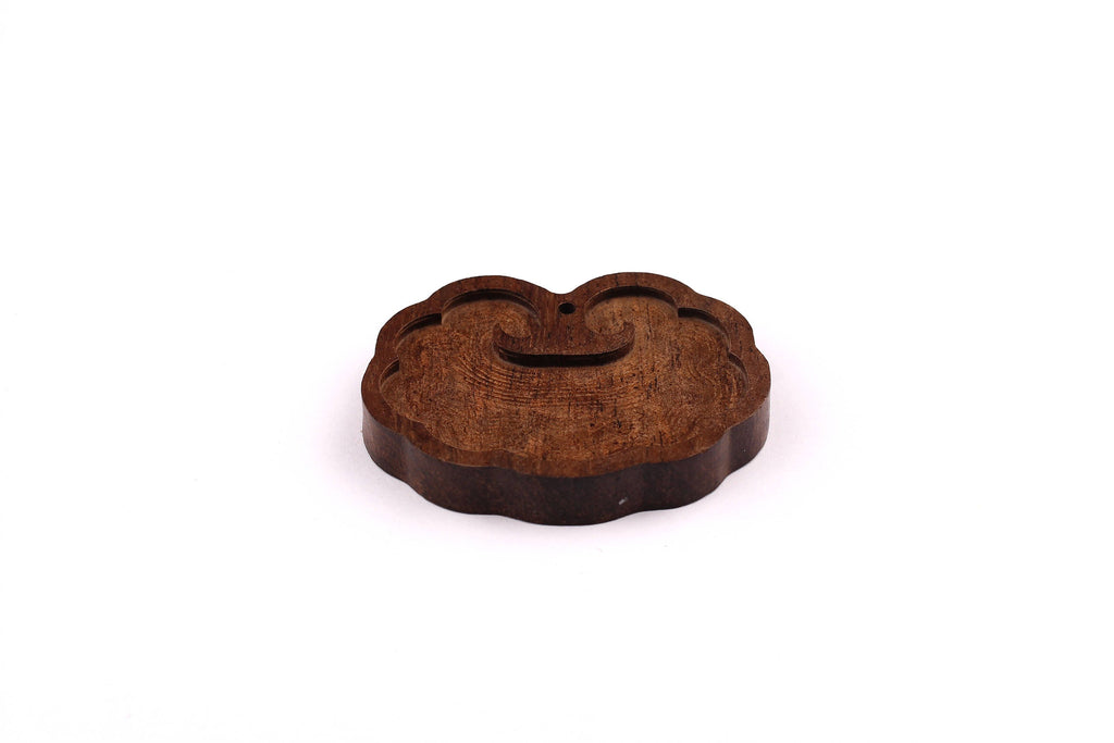 Monzo Wood Pendant - Natural Wooden Charms for Necklace  - Jewelry Supplies - Wooden Beads -  54x42x8mm - BB1015 - DOMEDBAZAAR