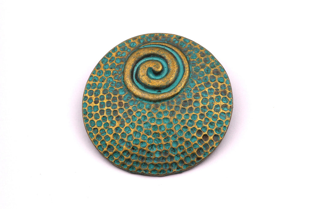 Faux Patina Pendant - Infinity Shaped - Alloy Charms - Antique Bronze Tone Necklace - Zinc Alloy Beads - Jewelry Supplies - 39x39x1mm ZZ1089 - DOMEDBAZAAR