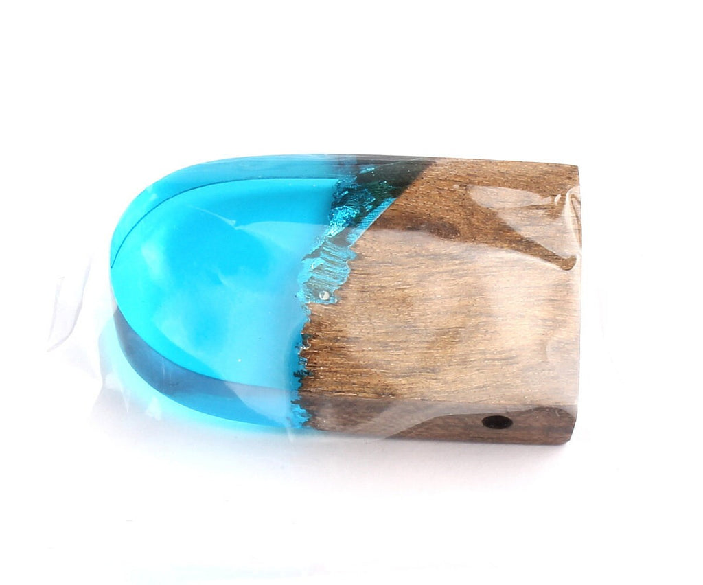 Griding Glue Oak Bark Wood Pendant - Oak Bark Griding Glue - Griding Glue Pendant - 45.9x23.1x6.81mm - BB1047A - DOMEDBAZAAR