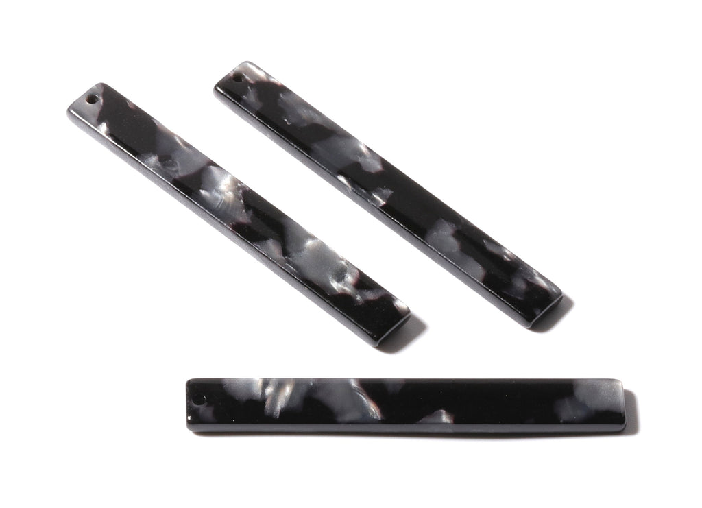 Acetate Stick Charms - Bar Earrings and Pendant - Earring Findings  - Jewelry Supplies - Color Code: A48 -  59x7x2.5mm - AC1049U - DOMEDBAZAAR