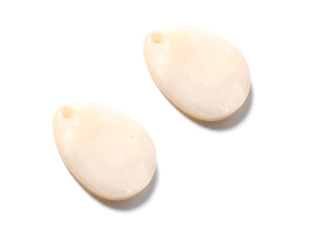 Acrylic Drop Earring Charms - Water Drop Shaped Pendant - Earring Finding - Jewelry Supplies - Color Code: A32 - 17x13.3x2.53mm - AC1096B - DOMEDBAZAAR