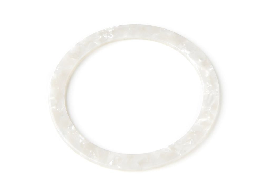 Acetate Hoop Earrings Charms - Big Circle Shaped Pendant - Earring Findings - Jewelry Supplies - Color Code: A12 - 70x70x2,76mm - AC1295E - DOMEDBAZAAR
