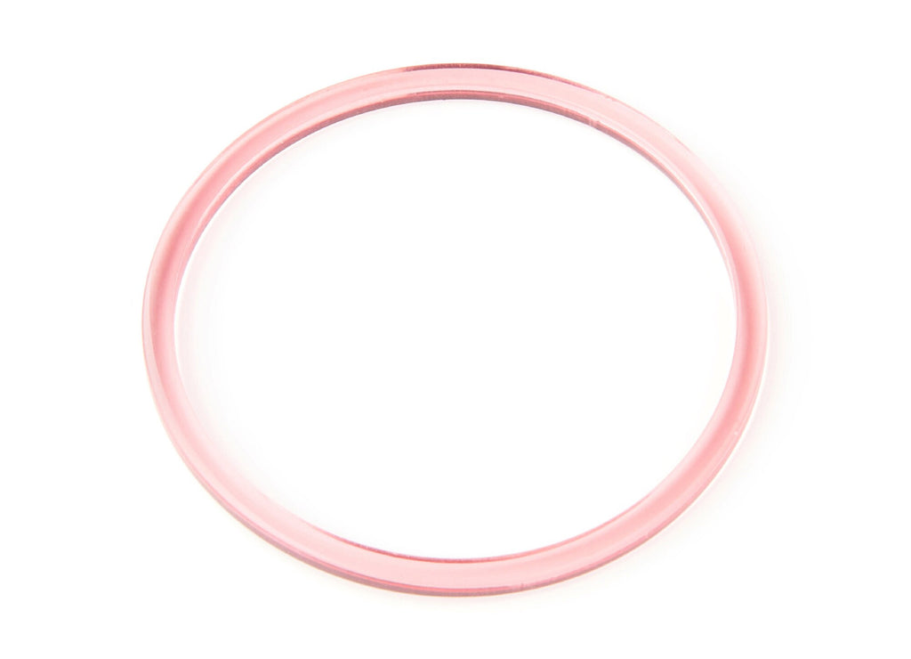 Acetate Hoop Earrings Charms - Circle Shaped Pendant - Earring Findings - Jewelry Supplies - Color Code: A69 - 65x65x3mm - AC1164F - DOMEDBAZAAR