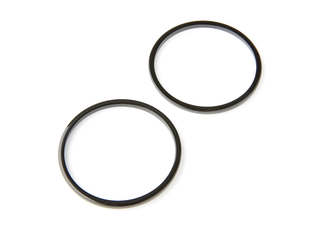 Acetate Hoop Earrings Charms - Circle Shaped Pendant - Earring Findings - Jewelry Supplies - Color Code: A66 - 65x65x3mm - AC1164N - DOMEDBAZAAR