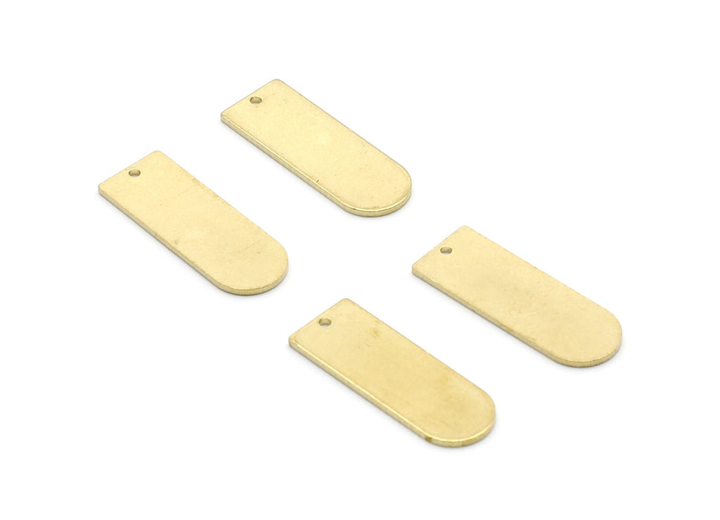 Personalized stamping blank - Brass Stick Charms - Stick Shpaed Raw Brass Connector - Geometric Charm -  26,4x9,65x1mm - PP1406 - DOMEDBAZAAR