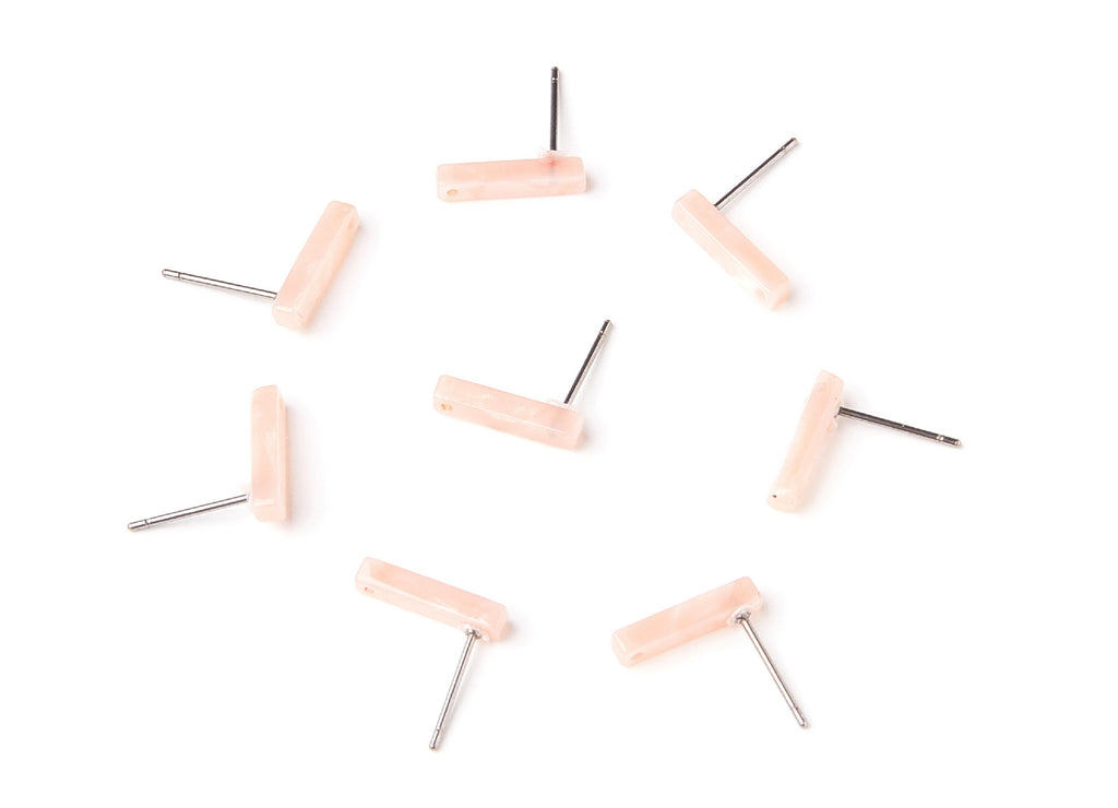 Acetate Stick Earring Stud - Acrylic Stick Earring Post - Earring Post - Jewelry Supplies - Color code: A53 - 13,26x2,91x2,75mm - AC1221J - DOMEDBAZAAR