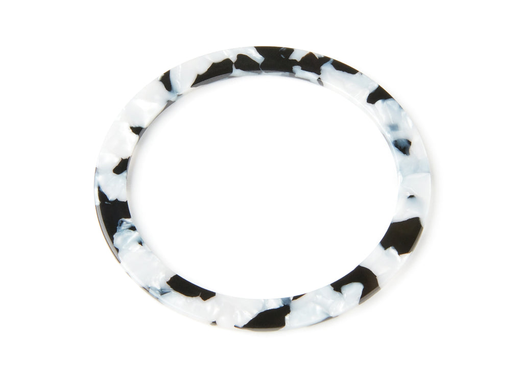 Acetate Hoop Earrings Charms - Big Circle Pendant - Earring Findings - Jewelry Supplies - Color Code: A15 - 70x70x2,76mm- AC1295G - DOMEDBAZAAR