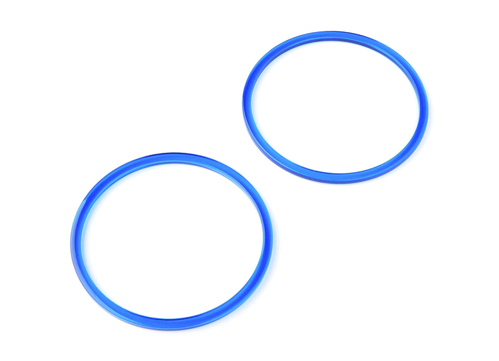 Acetate Hoop Earrings Charms - Circle Shaped Pendant - Earring Findings - Jewelry Supplies - Color Code: A70 - 65x65x3mm - AC1164O - DOMEDBAZAAR