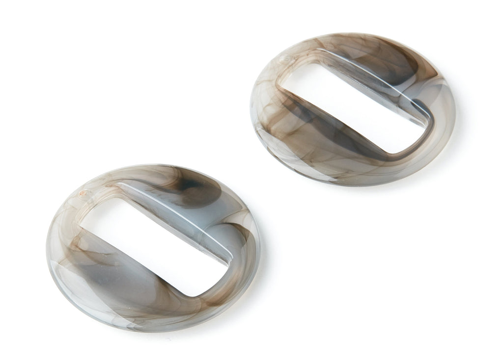 Resin Charms - Resin Earrings - Round Circle Shaped - Rectangle Shaped - Earring Findings - Jewelery Making - 39.06x39.06x6.86mm - AC1274D - DOMEDBAZAAR