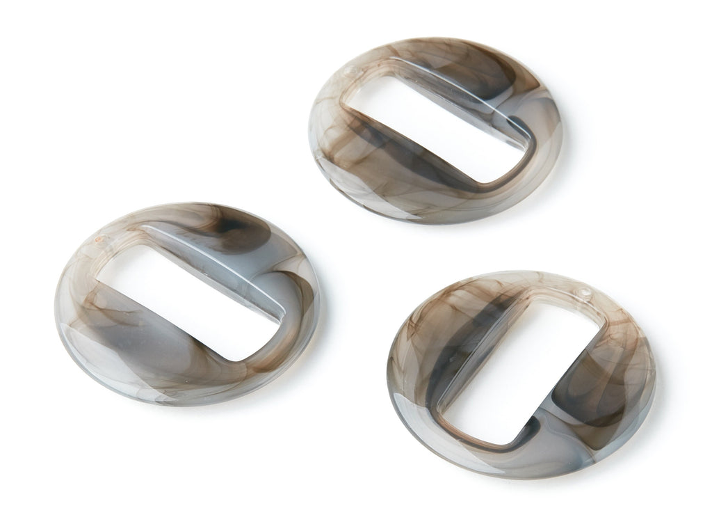 Resin Charms - Resin Earrings - Round Circle Shaped - Rectangle Shaped - Earring Findings - Jewelery Making - 39.06x39.06x6.86mm - AC1274D - DOMEDBAZAAR
