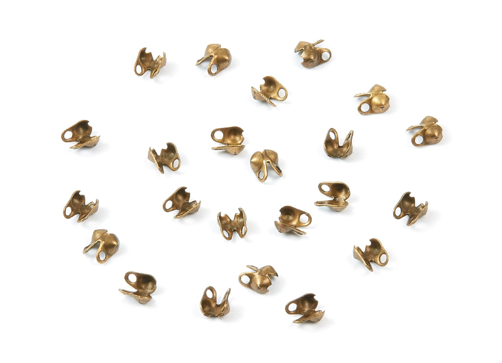 1.5 Ball Chain Clasp - 1.5 Antique Bronze Tone Plated Brass Chain Clasp - Brass Connector Clasp - Jewelry Supplies - 4x2.5mm - PP1675AB - DOMEDBAZAAR