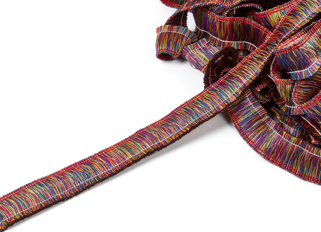 Tassel Fringe Trim - Chainette Fringe - Cotton Tassel Trim - Dress Fringing Tassels - Jewelry Accessories - 25x2.5mm - RS1039 - DOMEDBAZAAR