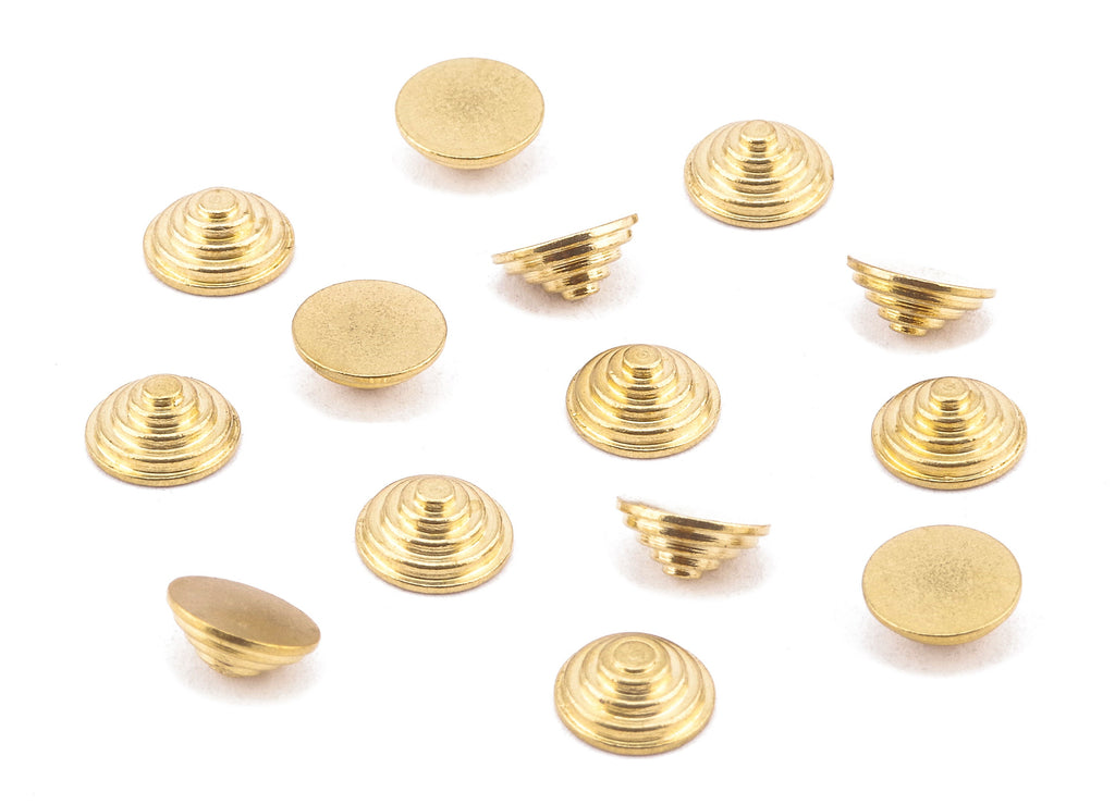 Brass Cone Blank - Raw Brass Cone Blank Earrings and Pendant - Earring Findings - Jewelry Supplies - 6.94x3.09x3.09mm - PP2212 - DOMEDBAZAAR